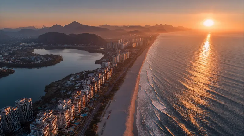 Street scene in Barra da Tijuca, Rio de Janeiro