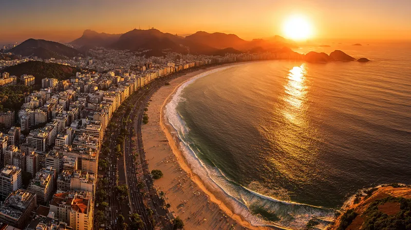 Street scene in Copacabana, Rio de Janeiro